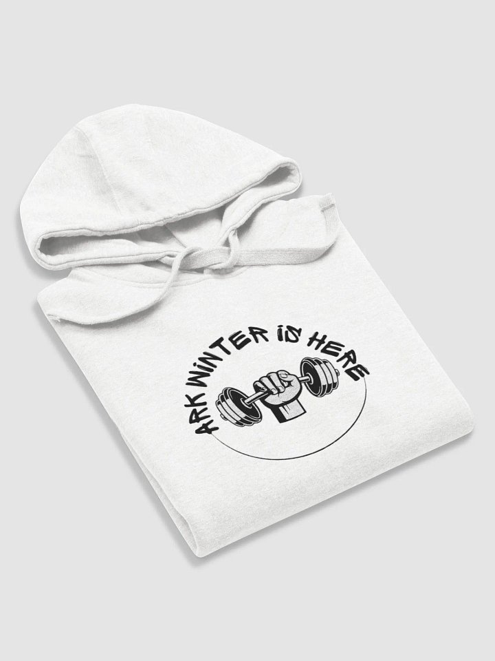 Winter Workout Dumbbell Hoodie product image (1)