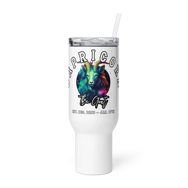 Capricorn - Zodiac Travel Mug w/ Handle product image (2)