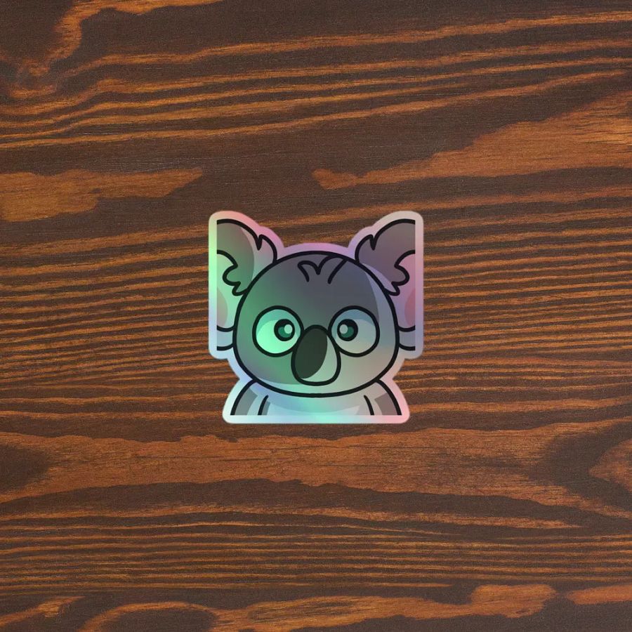 Koala Stare holo sticker product image (3)