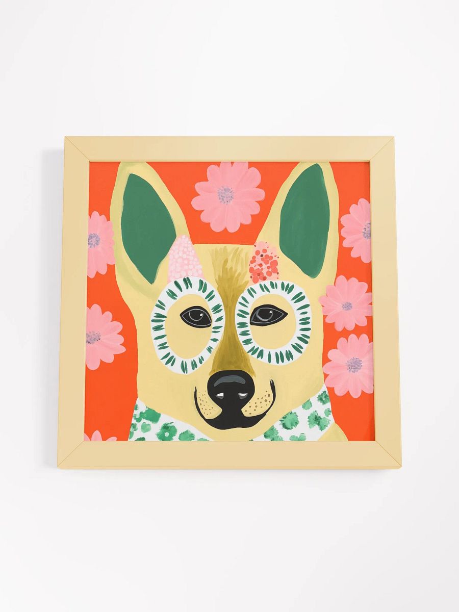 Whimsical Doggy Delight Framed Poster product image (27)