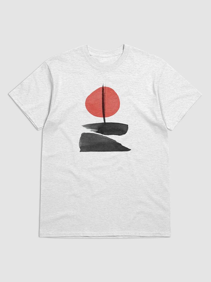 Gildan 5000 Japanese Art Abstract Red Form T-Shirt product image (1)