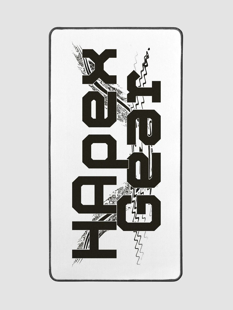 Black HApex Gear Black Logo Desk Mat 15.5
