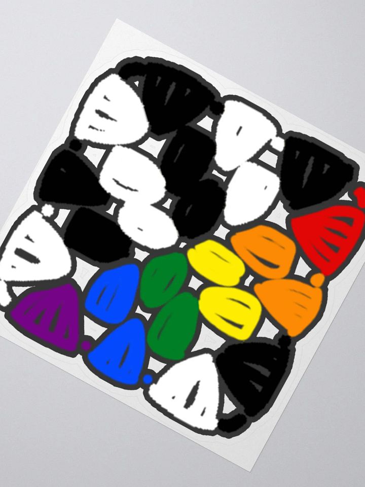 Loop Together Straight Ally Pride Sticker product image (2)