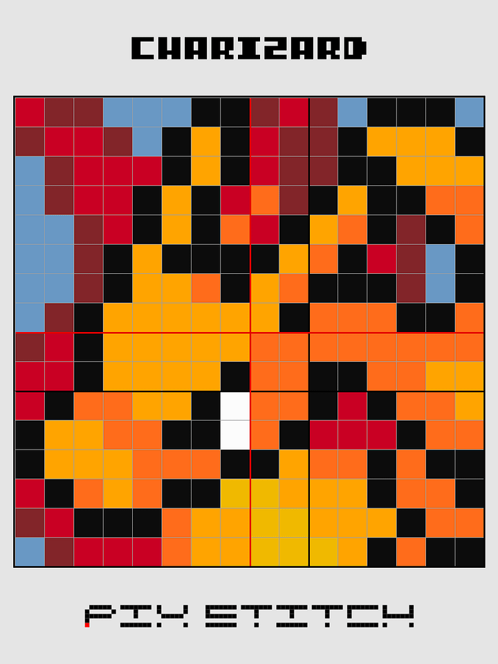 Charizard Pixel Art product image (2)