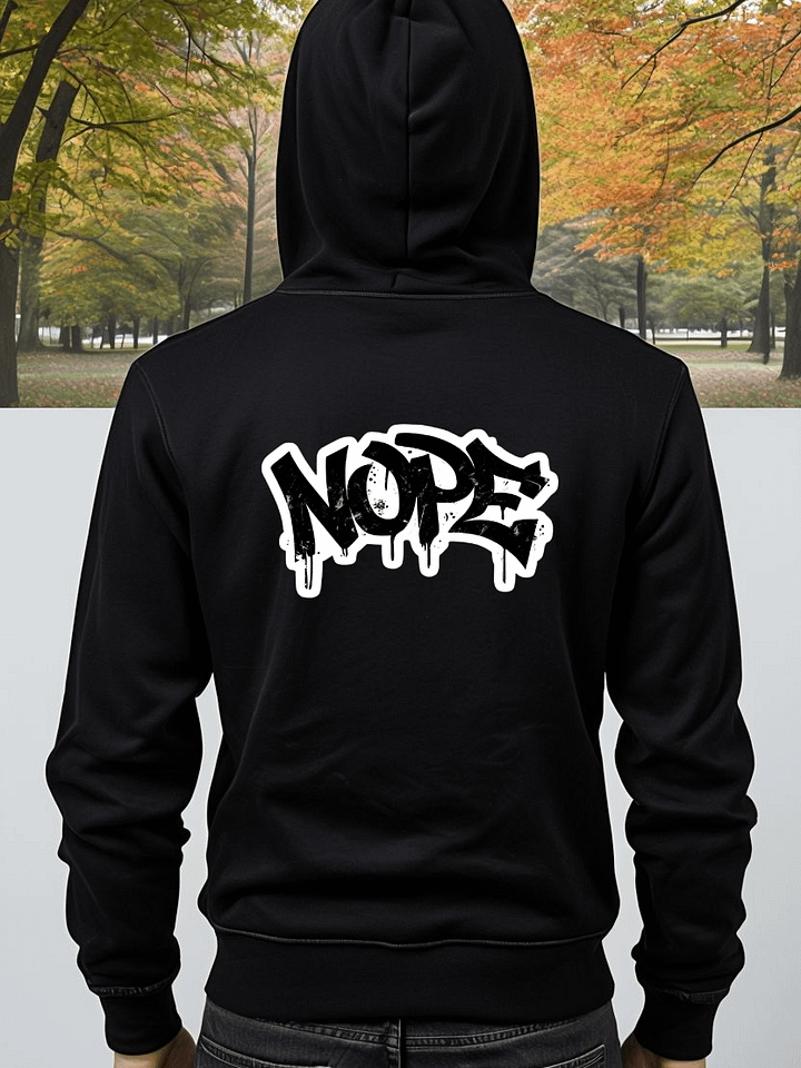 NOPE Graffiti Unisex Hoodie product image (1)