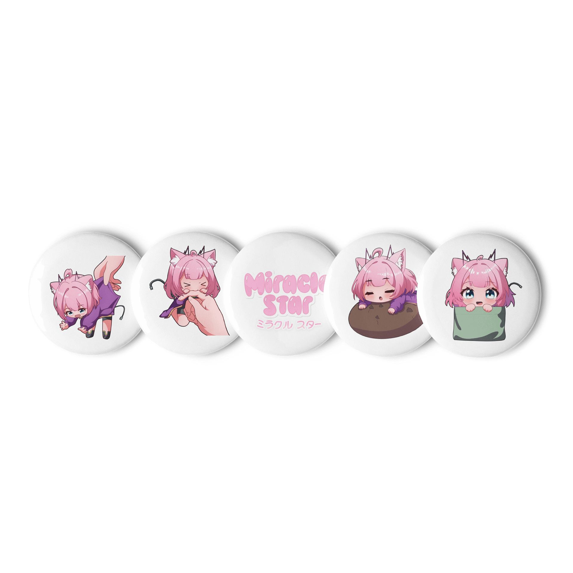 'Pocket Star' Pin Button Set product image (1)