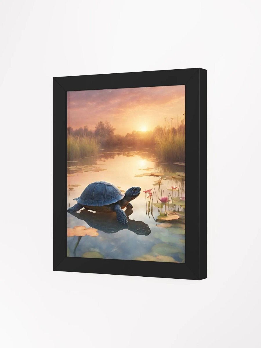 Tranquil Turtle Sunset Framed Poster product image (25)