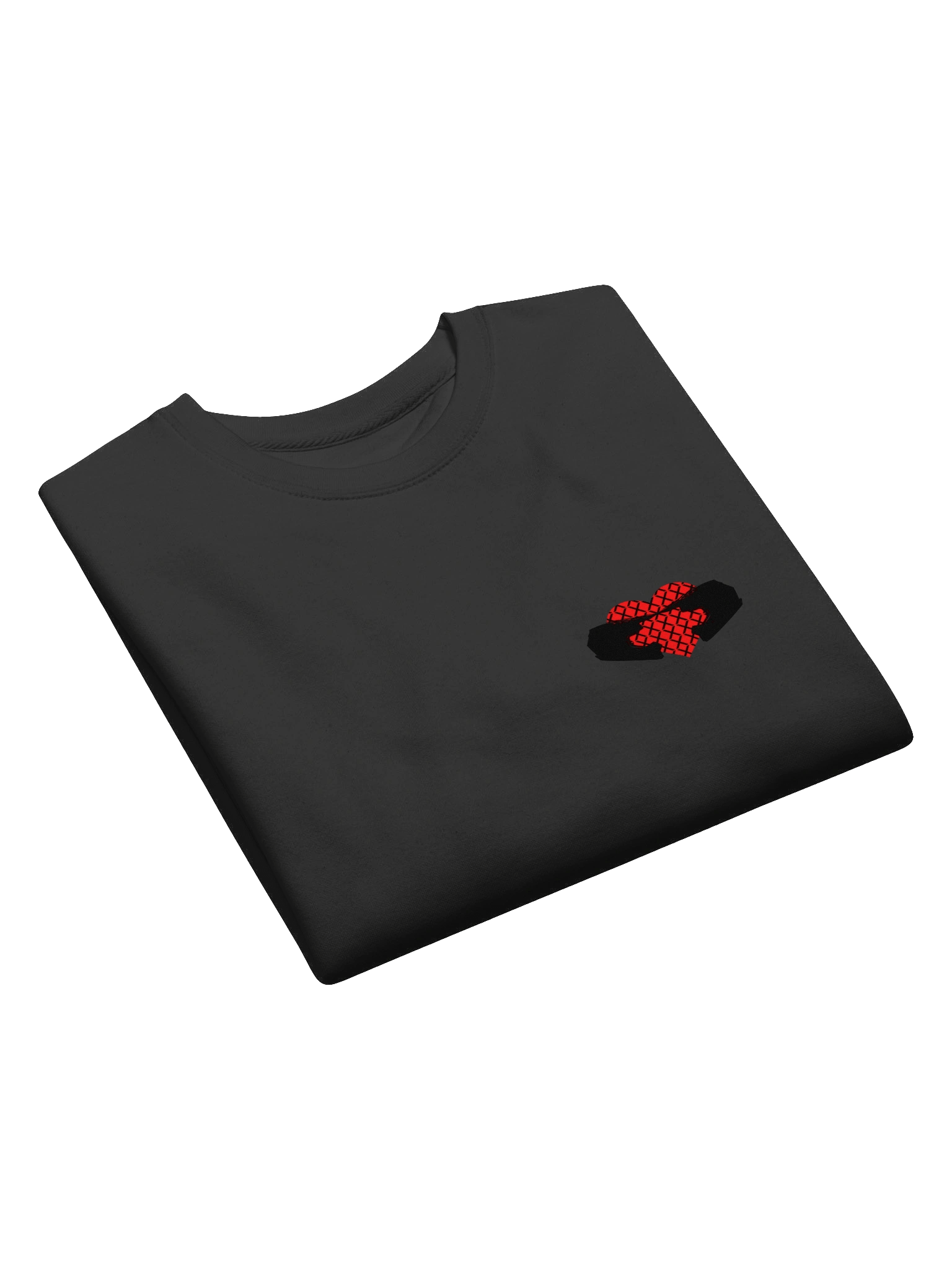 Matching Off-Road Helmet Heart (Black-Right) | Crewneck product image (3)