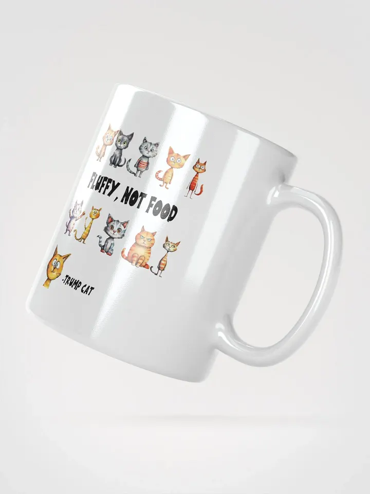 Fluffy, Not Food Cat Mug product image (4)