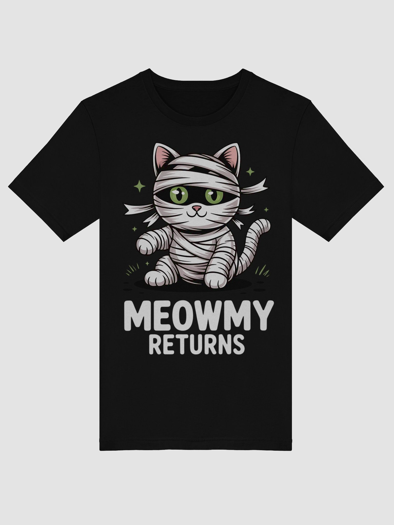 Mewmy Returns Cartoon Cat T-Shirt product image (48)