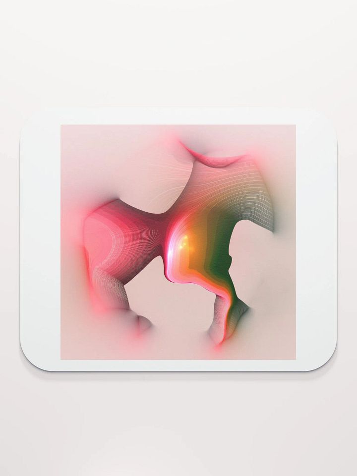 Galloping Horse Algorithmic Art mouse pad product image (2)