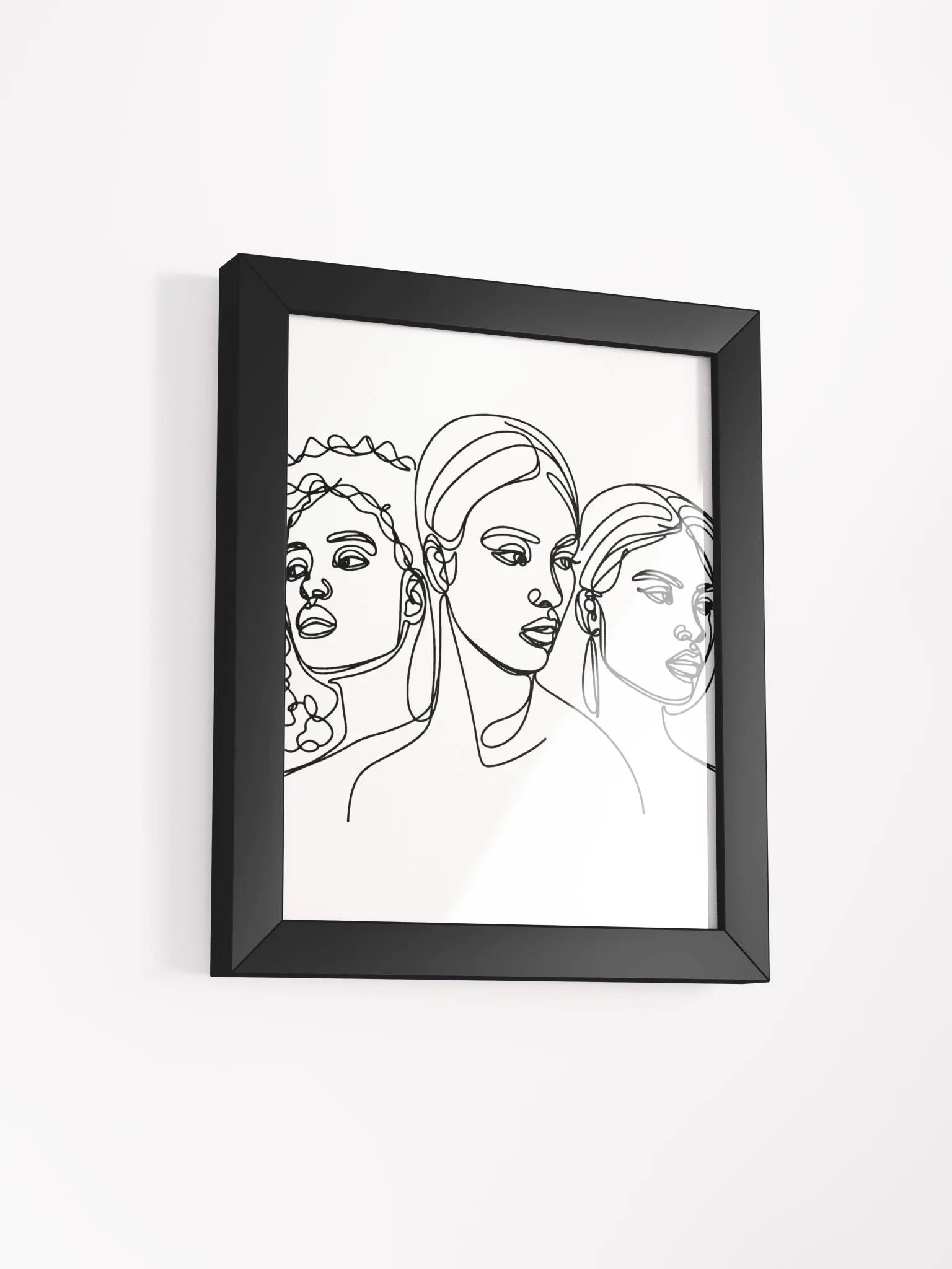 Black Beauty Line Art Framed Poster product image (34)