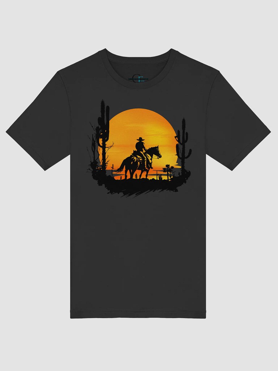 🤠 Cowboy Sunset T-Shirt | Bella+Canvas Unisex Tee | Western Silhouette Graphic Shirt product image (32)