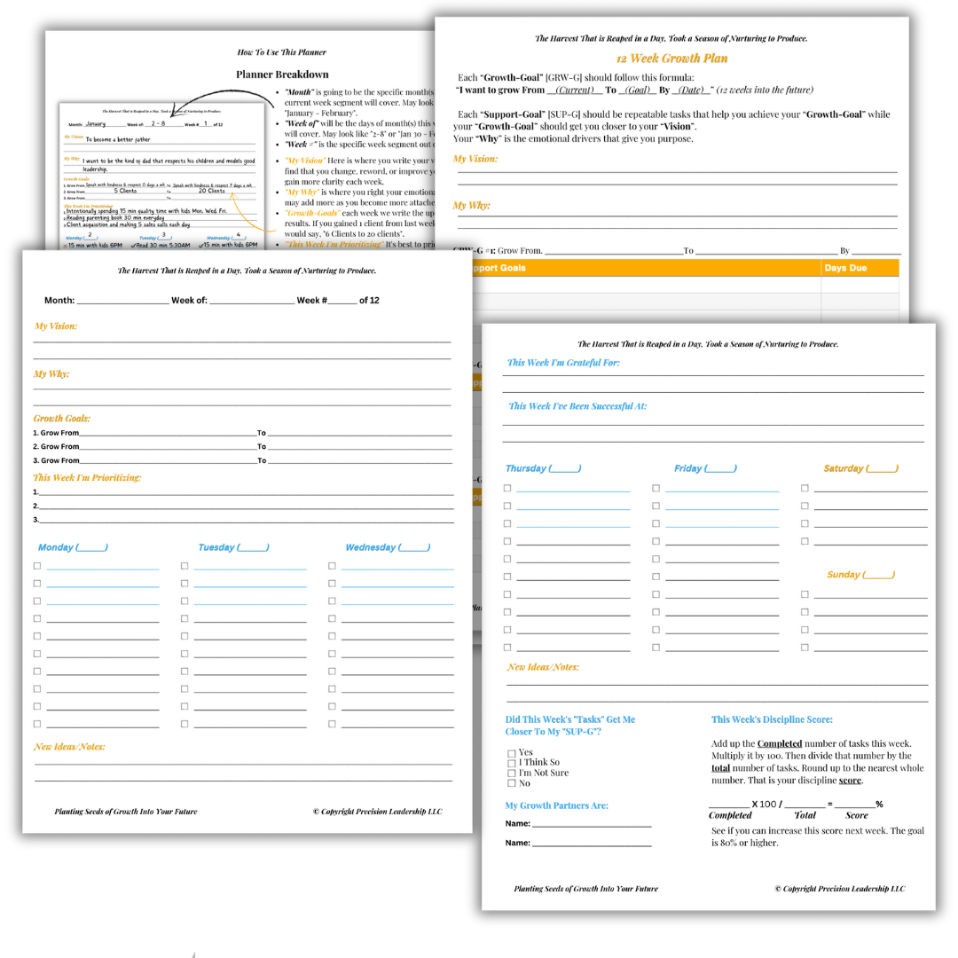 The Growth Goals Planner product image (2)