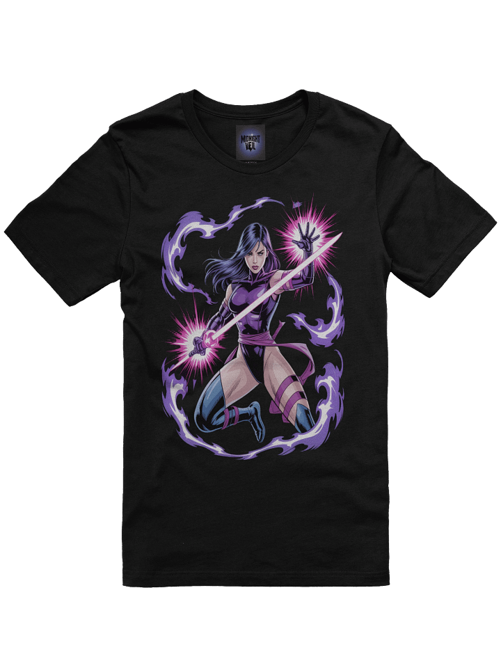 Psylocke Veil Tempest T-Shirt - Exclusive Midnight Veil Designs Unisex Tee product image (1)