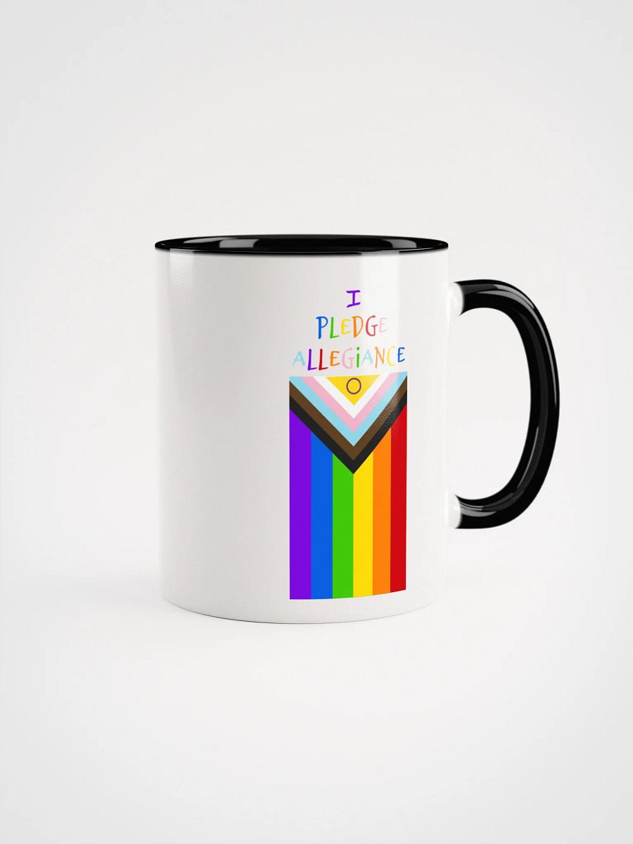 I Pledge Allegiance (Progress Flag) Accent Mug product image (4)