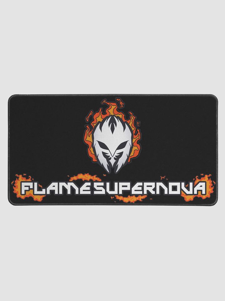 Mask Icon v2 (White) Desk Mat product image (1)