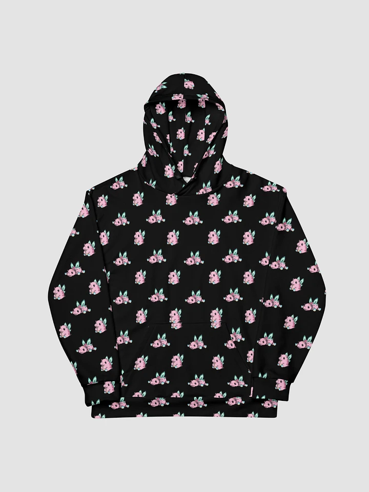 happy the hippo hoodie (black) 🦛 product image (1)