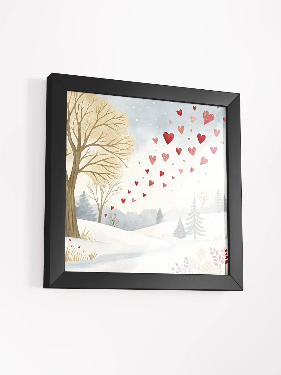 Whimsical Winter Love - Framed Matte Poster product image (37)