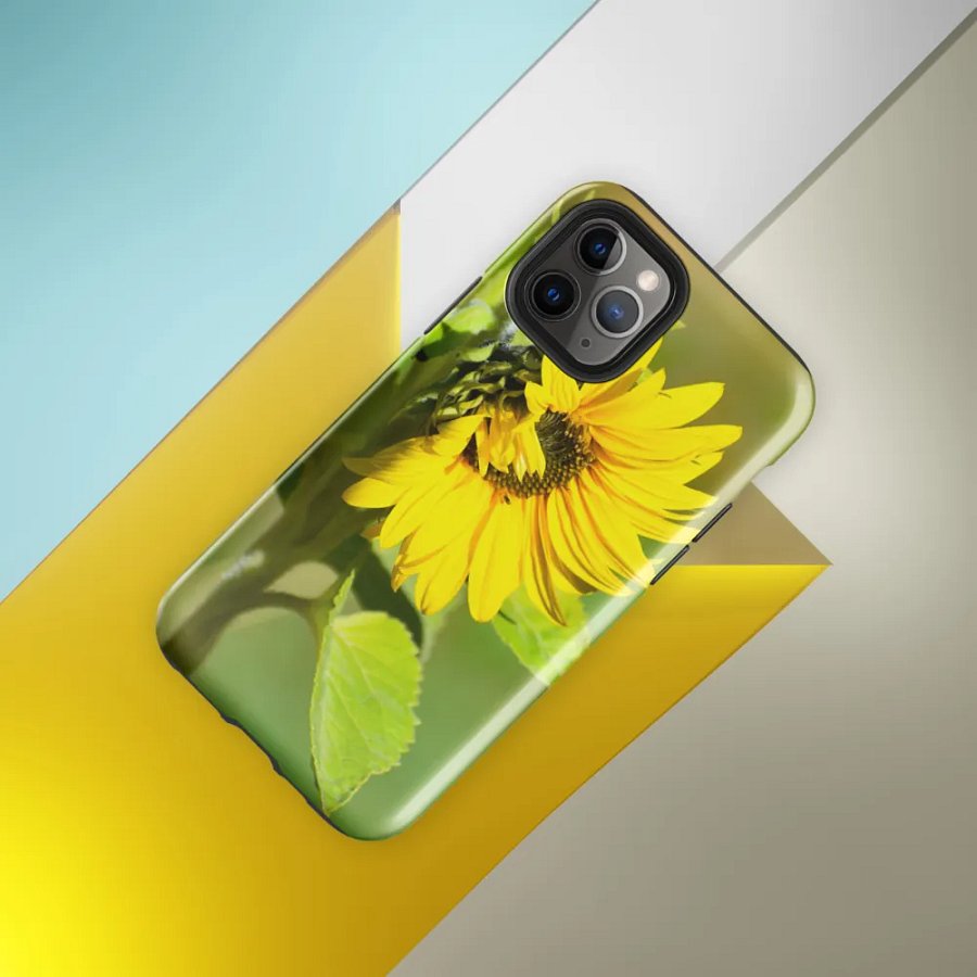 Tough Case iPhone®: Sunflower in early autumn product image (8)