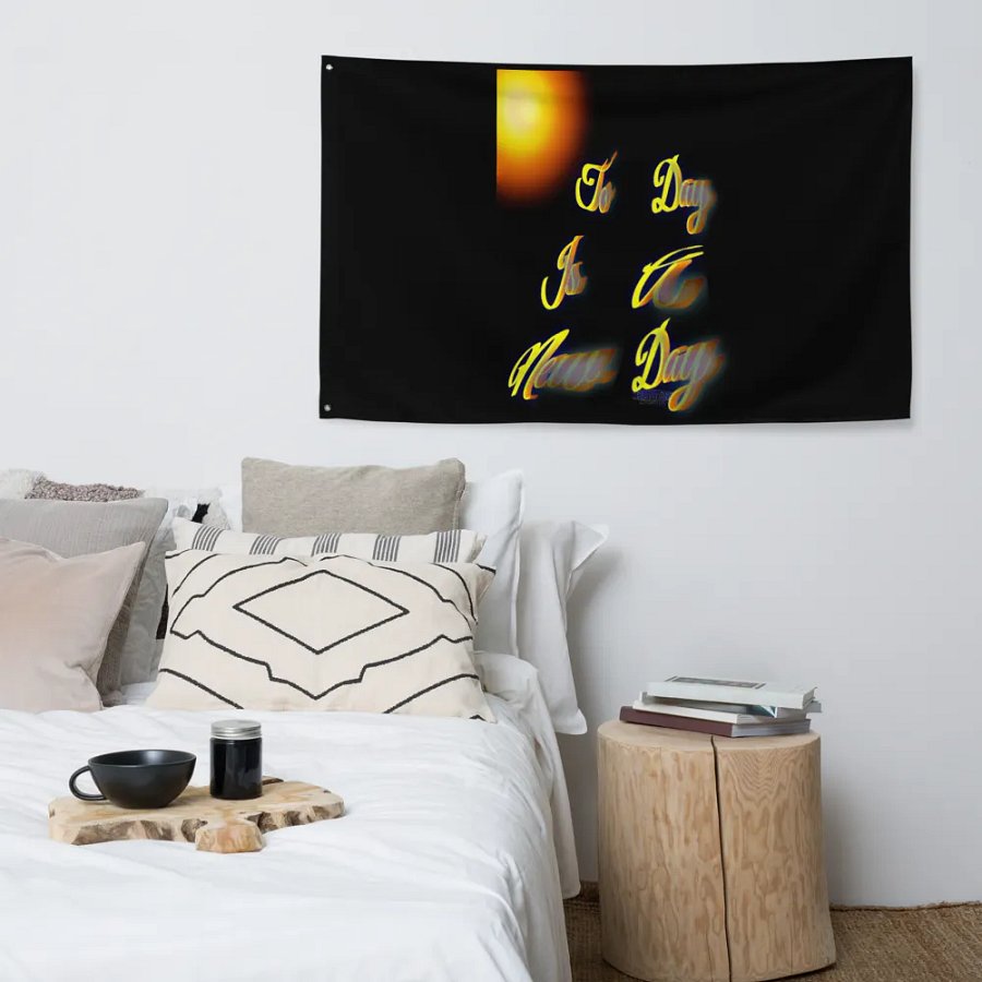 To Day Is a New Day Flag product image (4)