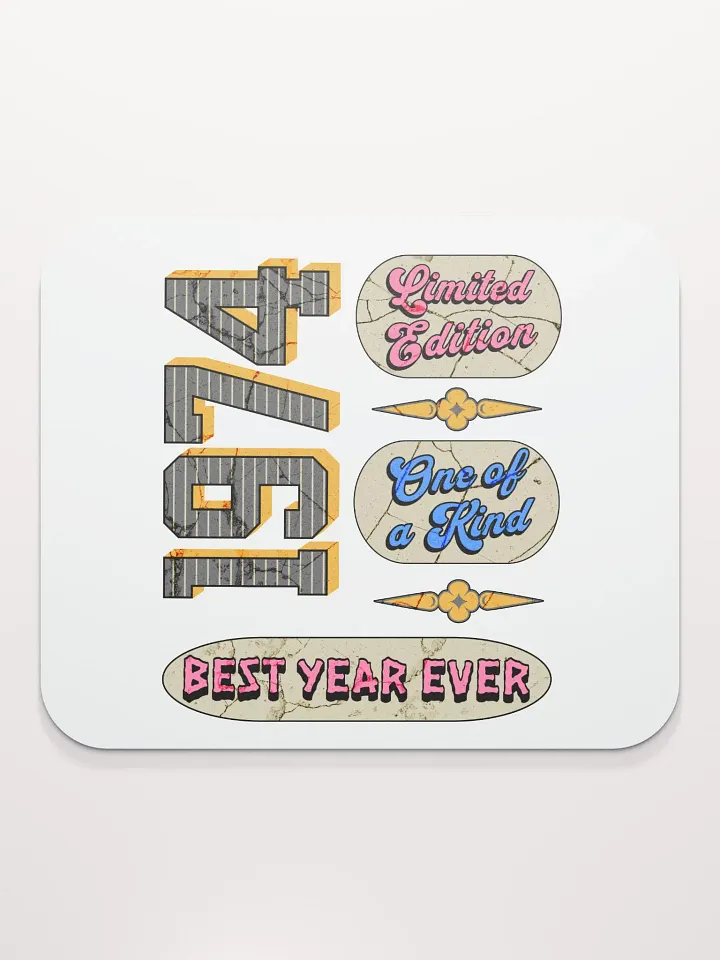 Limited Edition 1974 Vintage Texts Mouse Pad product image (2)