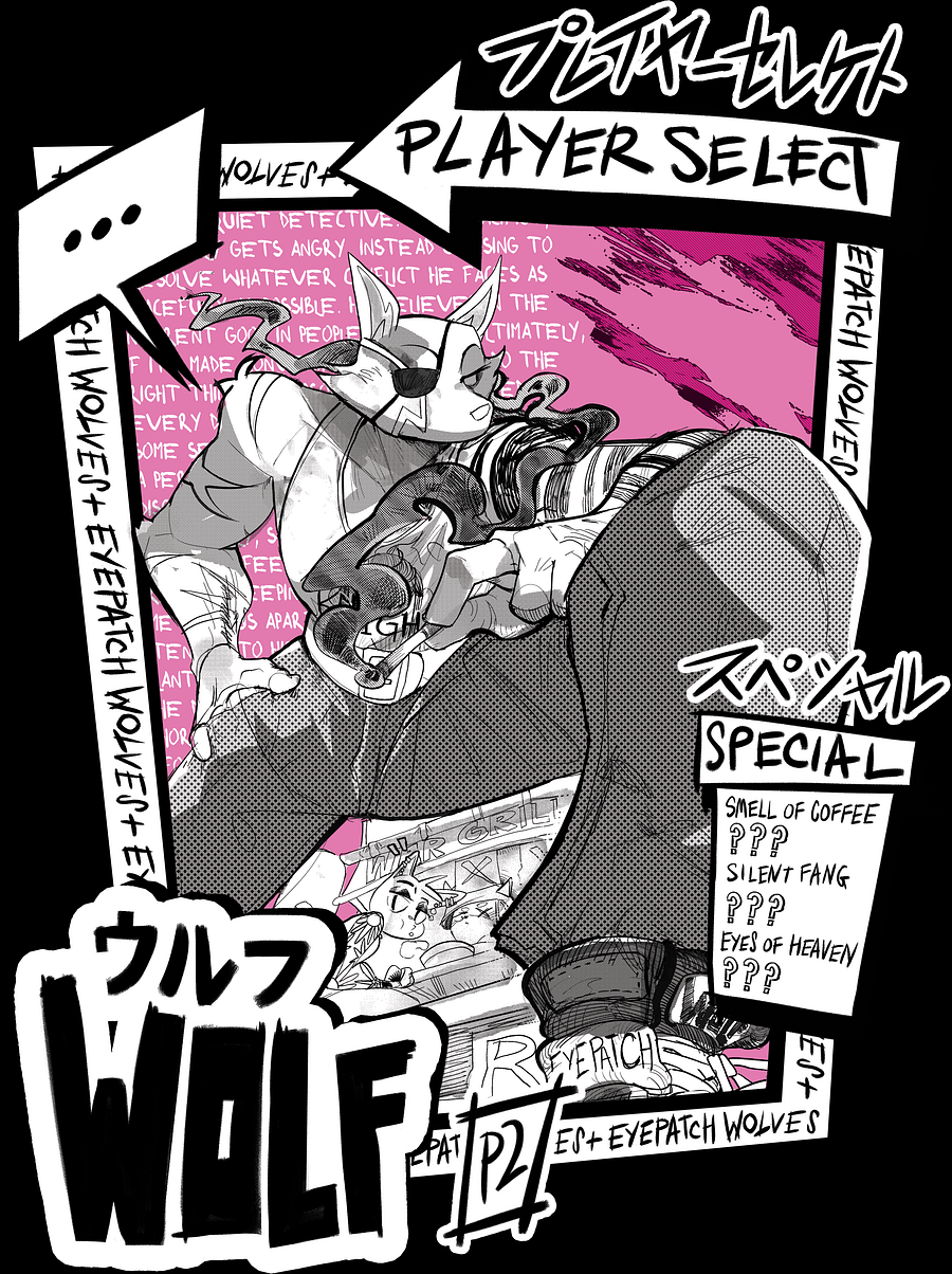 WOLF CHARACTER SELECT T-SHIRT product image (3)