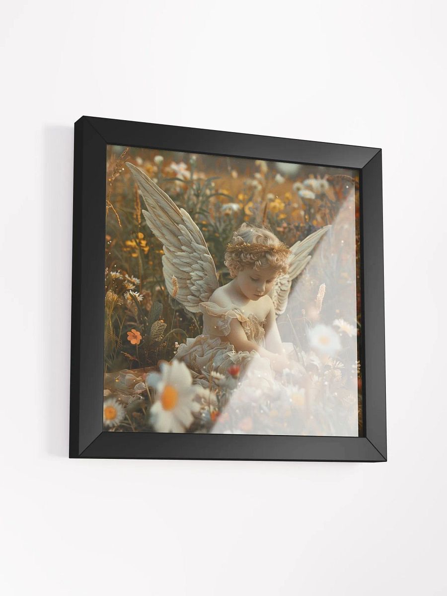 Cherub Child In A Field of Flowers Wall Art product image (4)