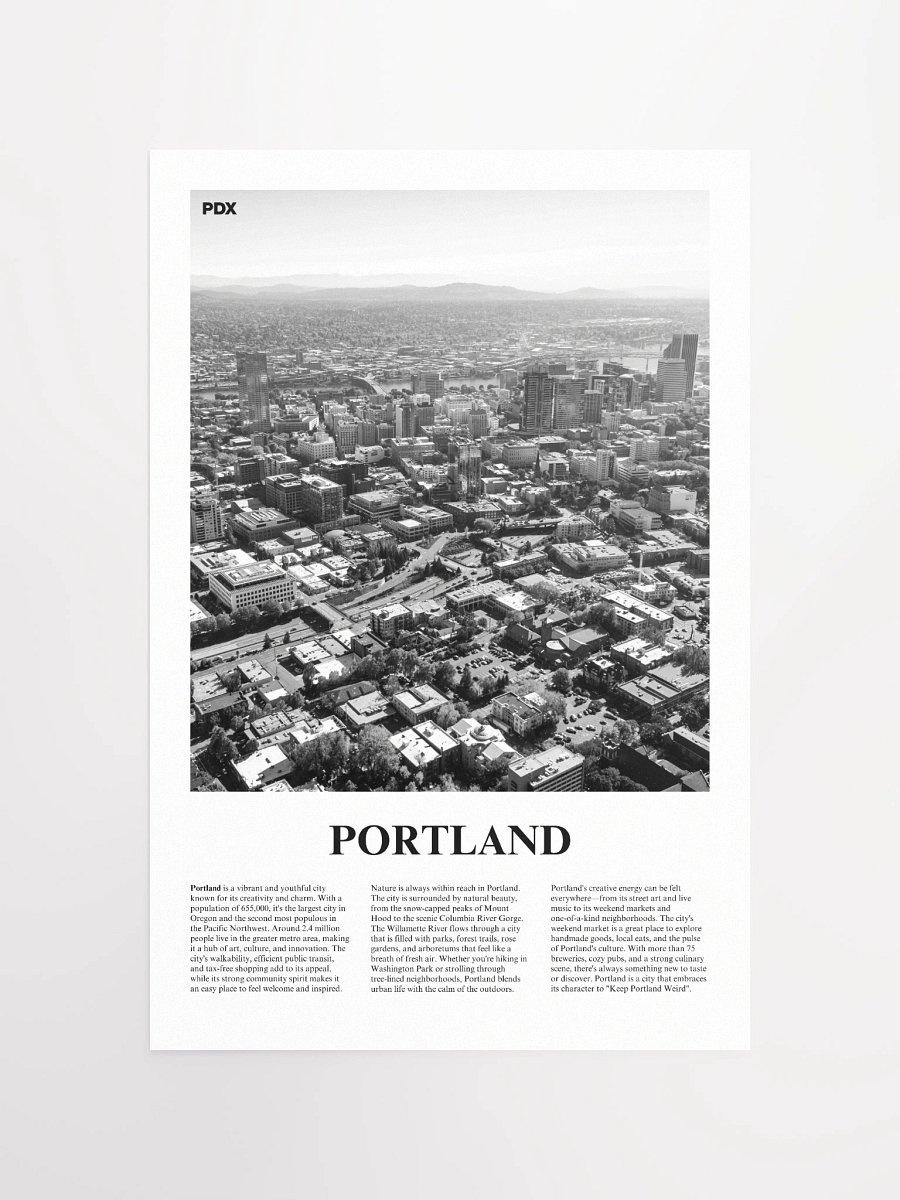 Portland 01 Newspaper Poster product image (5)