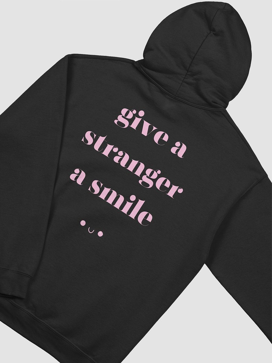 Give a Stranger a Smile Black Hoodie product image (1)