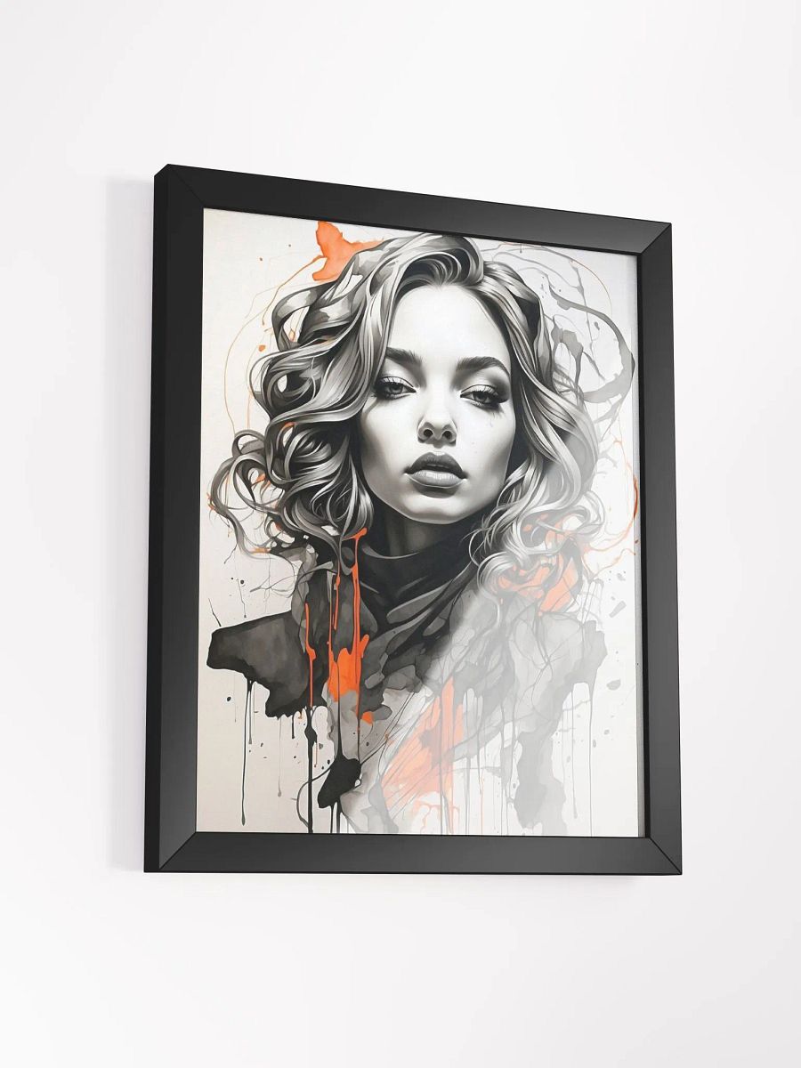 Ephemeral Beauty: A Multifaceted Portrait Framed Art product image (18)