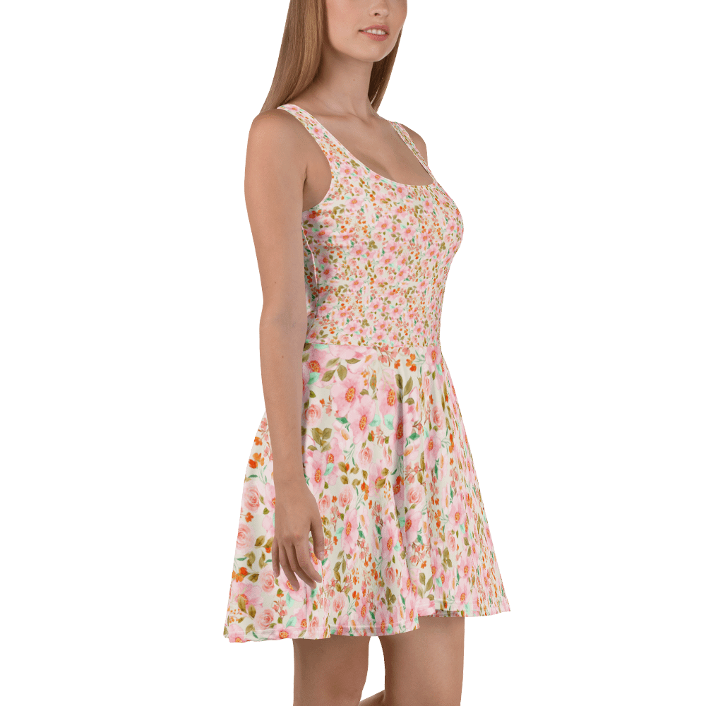 Pink Roses Skater Dress product image (3)
