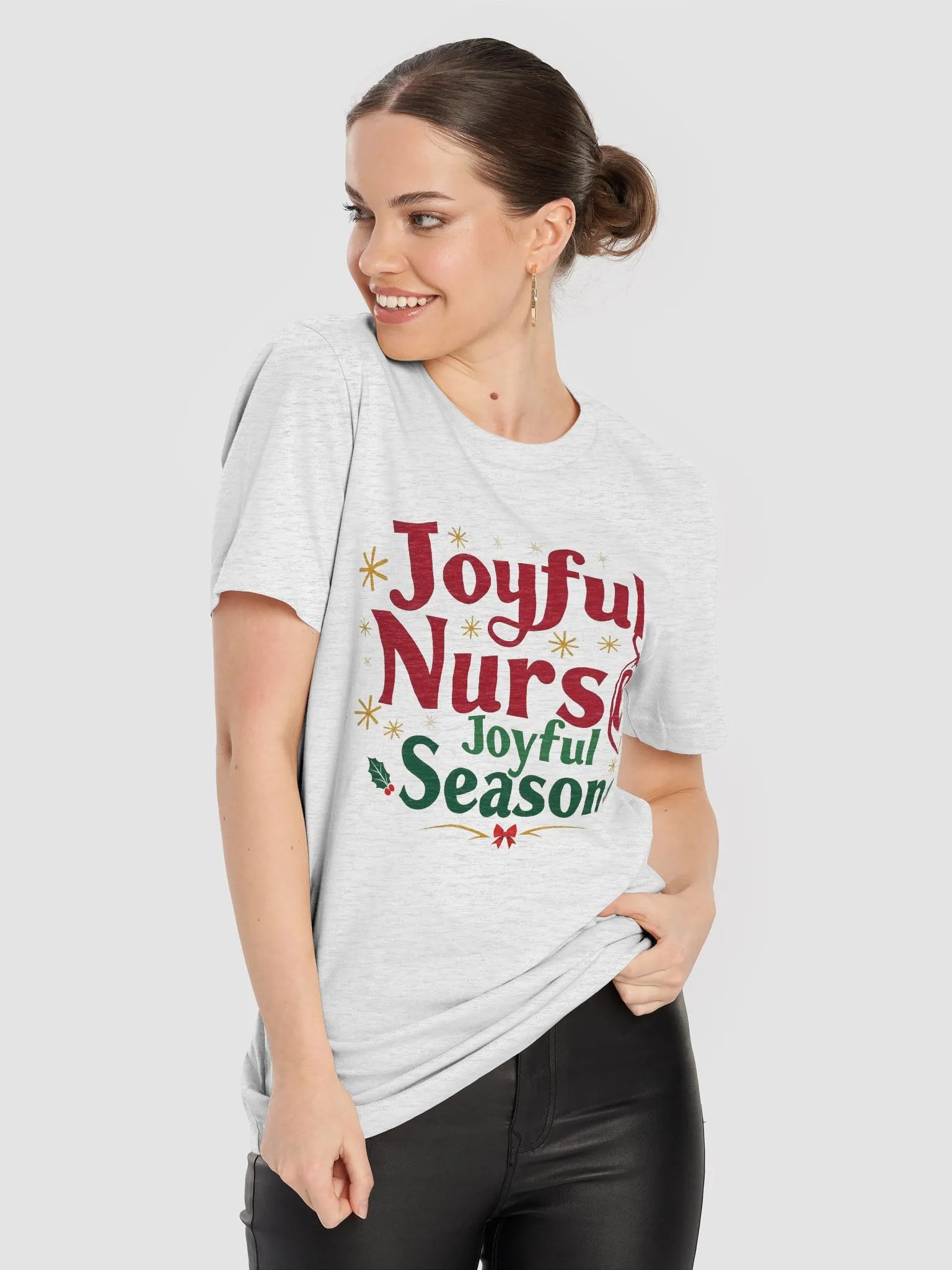 Joyful Nurse Holiday T-Shirt product image (80)