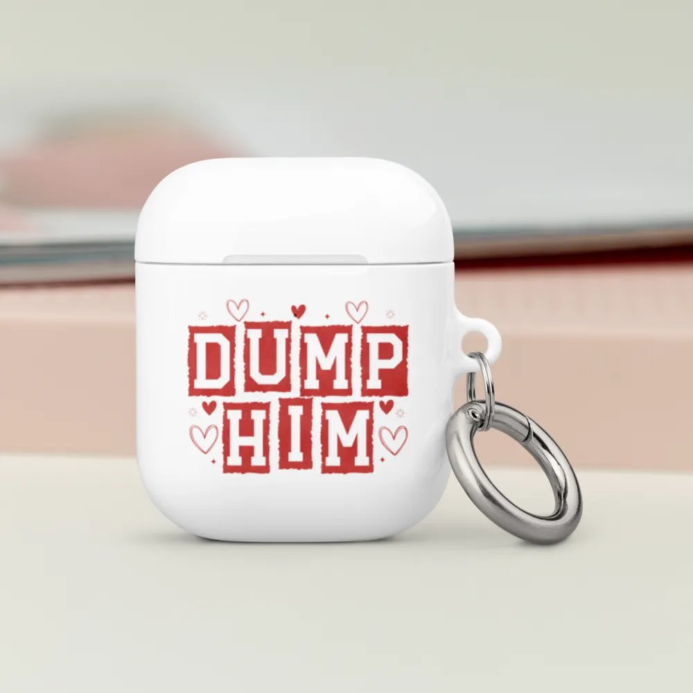 'DUMP HIM' All-Over Print AirPods® Case product image (8)