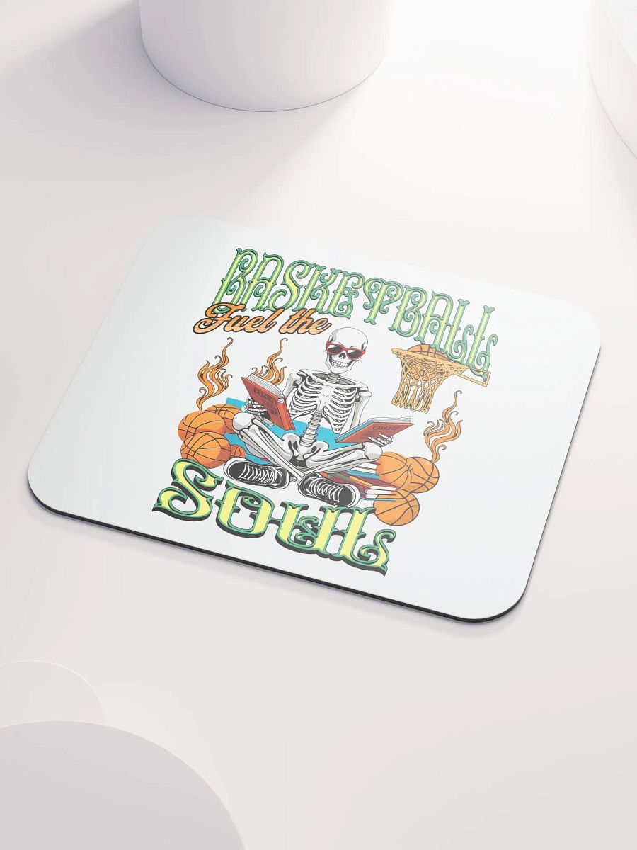 Basketball Fuel The Soul Skeletal Hoop Dreams Mouse Pad product image (1)