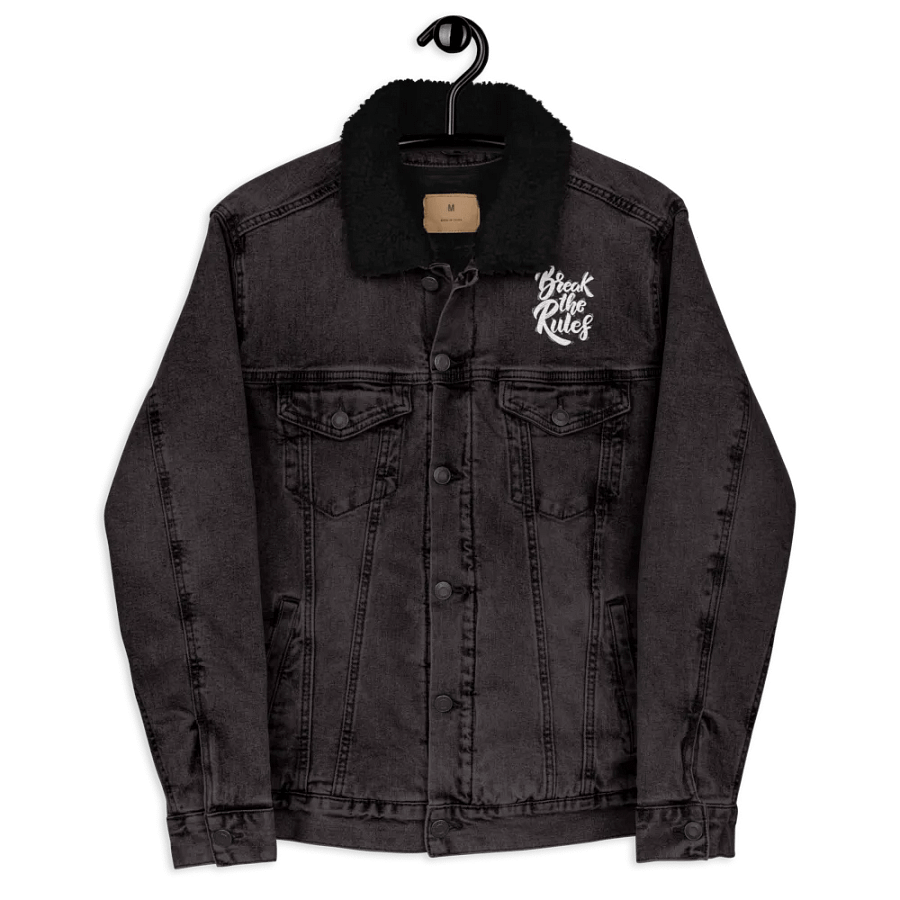 BREAK - Cosmic Symbol Unisex Denim Jacket product image (12)