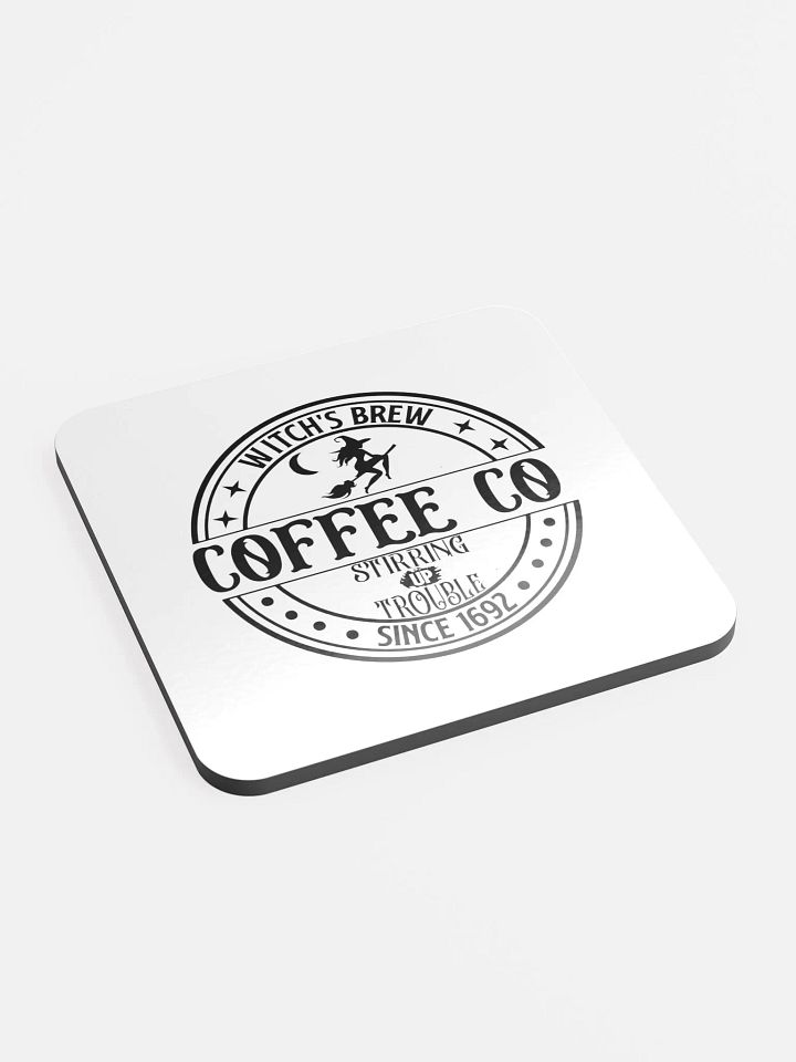 Witch's Brew Coffee Co. Glossed Cork Coaster product image (2)