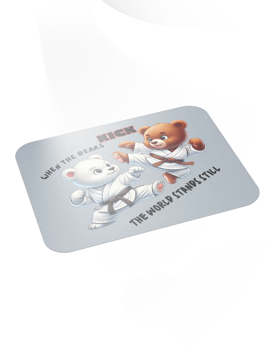 Taekwondo Bears Mouse Pad product image (6)