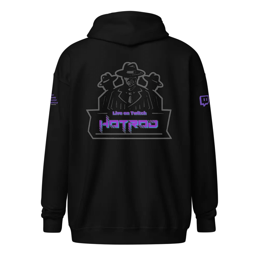 Black Gildan Zip Hodie product image (2)