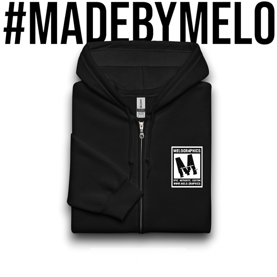 MELOGRAPHICS - Classic Zip Hoodie | #MadeByMELO product image (11)