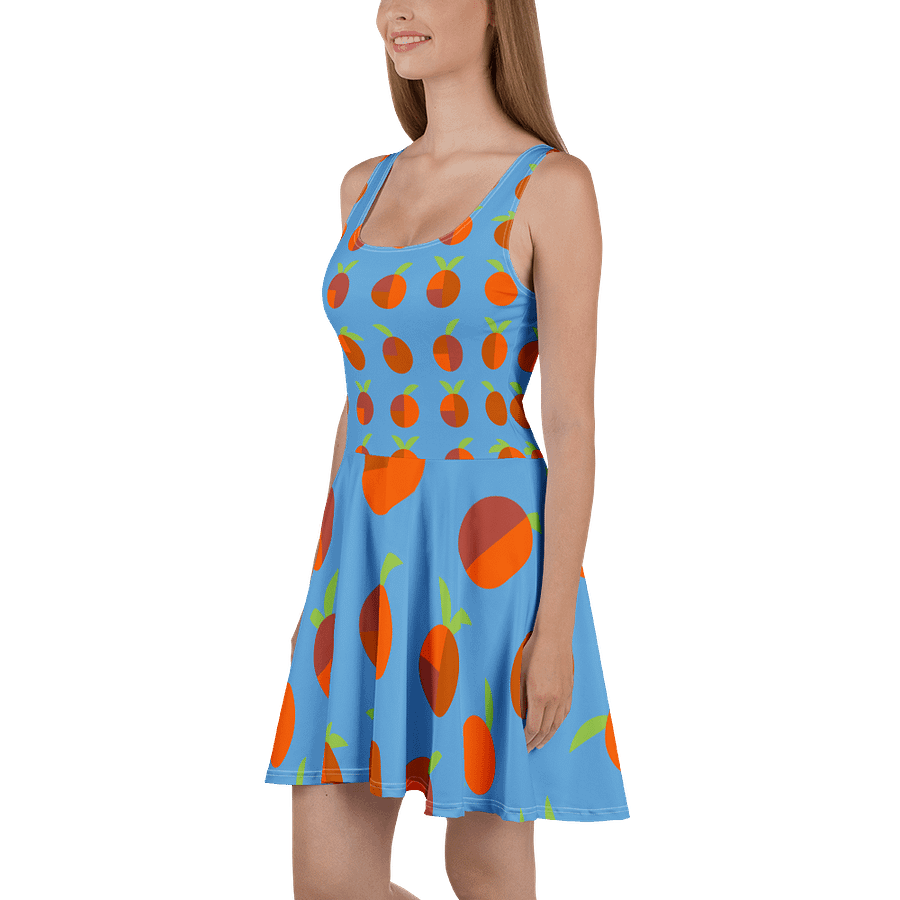 Citrus Sunburst Skater Dress product image (1)