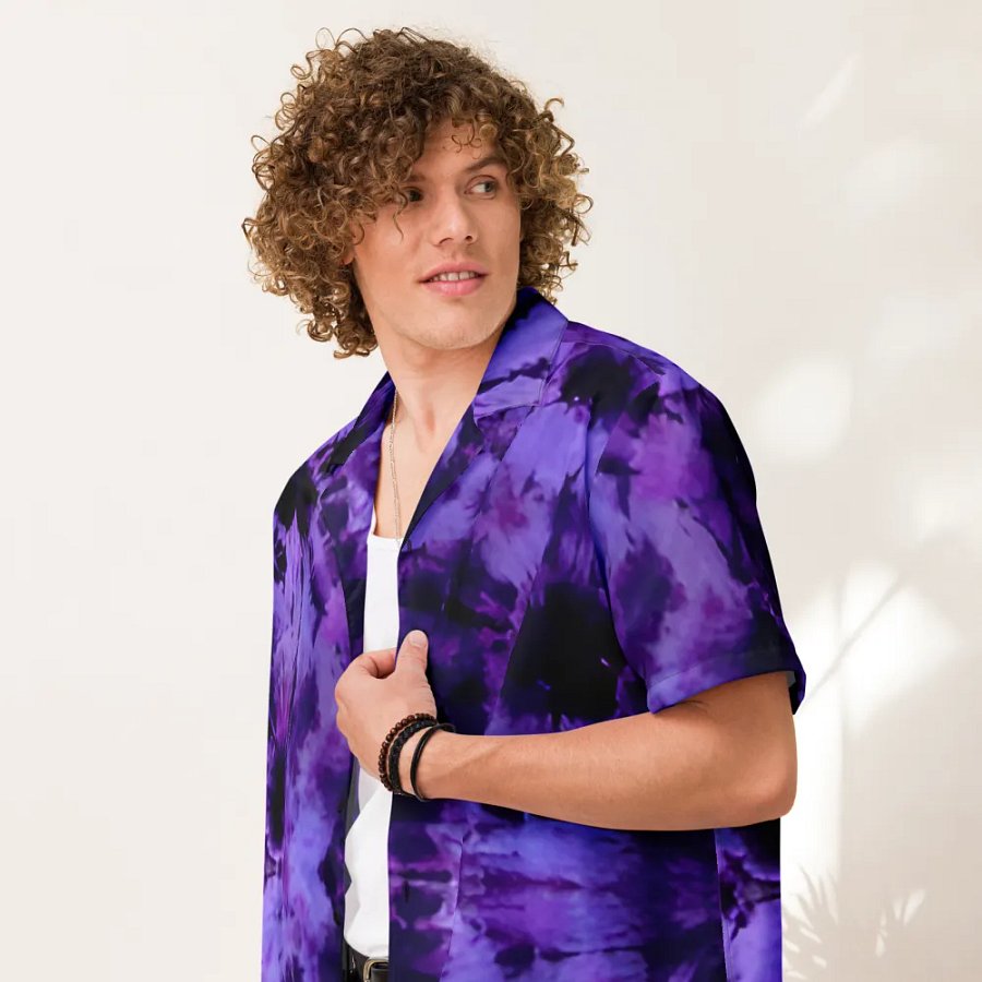 STRAIGHT VIBIN TIEDYE4 HAWAIIN SHIRT product image (7)