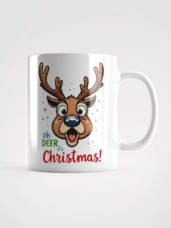 "Oh Deer, It's Christmas" Mug - Spread Holiday Cheer! product image (1)