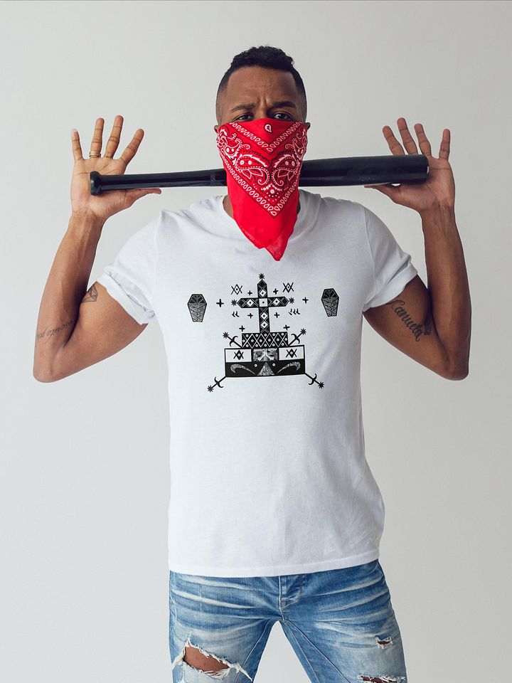 T-shirt avec le vèvè de Bawon Samdi product image (1)