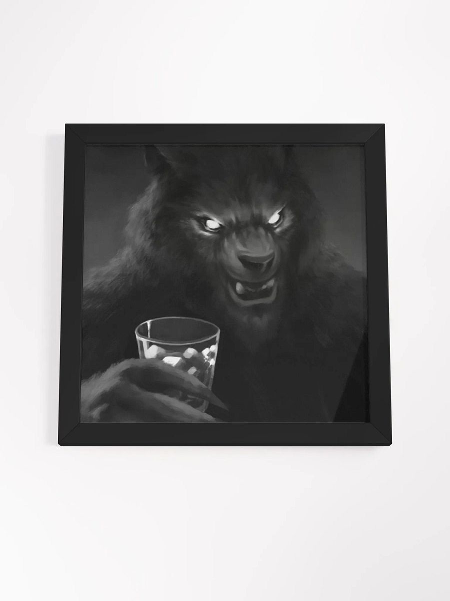 Sippin With Sin Werewolf Framed Art product image (4)