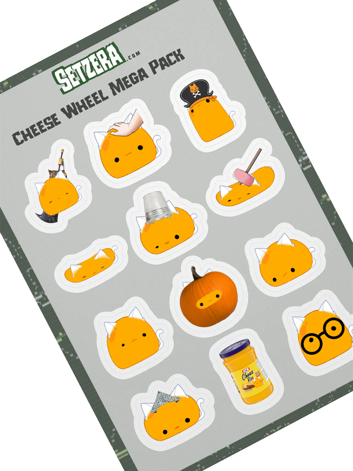 Cheese Wheel Mega Sticker Pack product image (2)