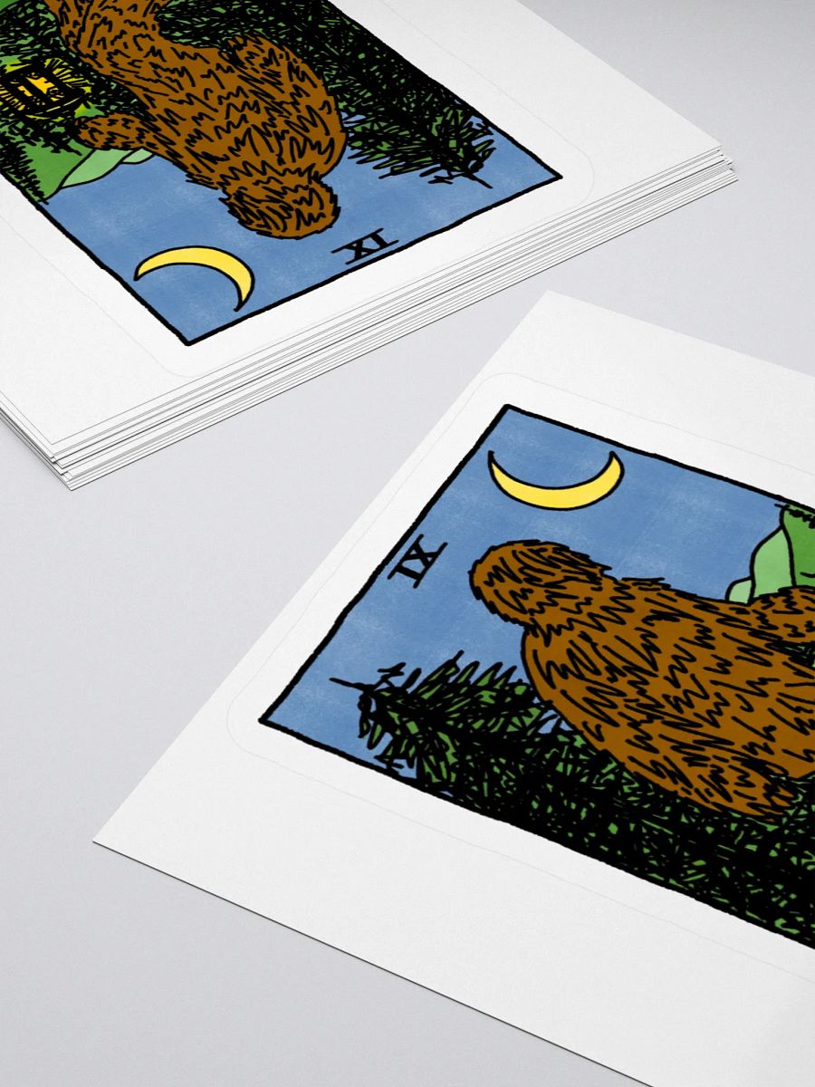 Bigfoot Hermit Tarot Card Sticker product image (4)