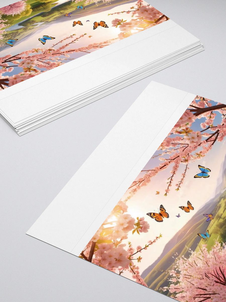 Butterfly Cherry Blossom Kiss Cut Stickers product image (4)