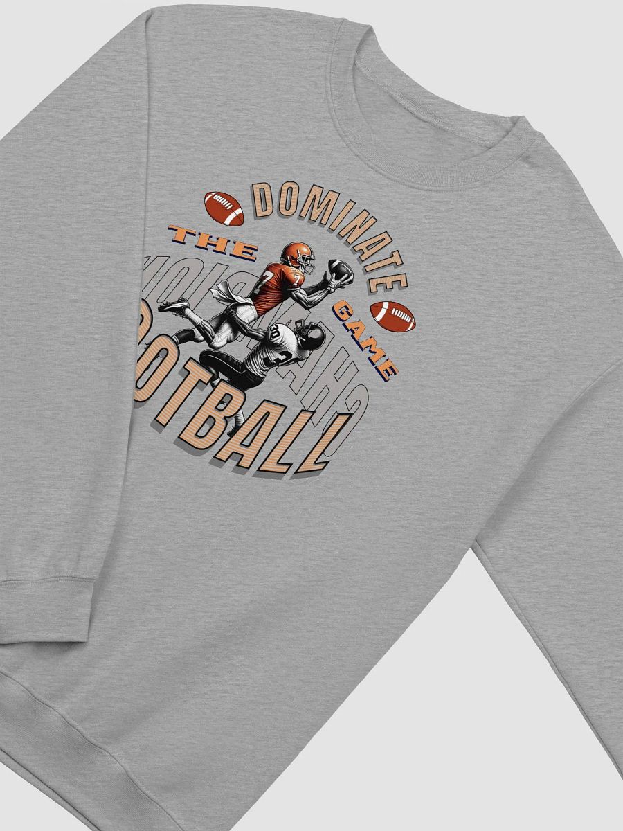 Dominate The Game Football Champion Gridiron Clash Crewneck Sweatshirt product image (22)