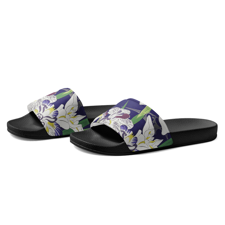 Japanese Iris. Women's Slides product image (1)